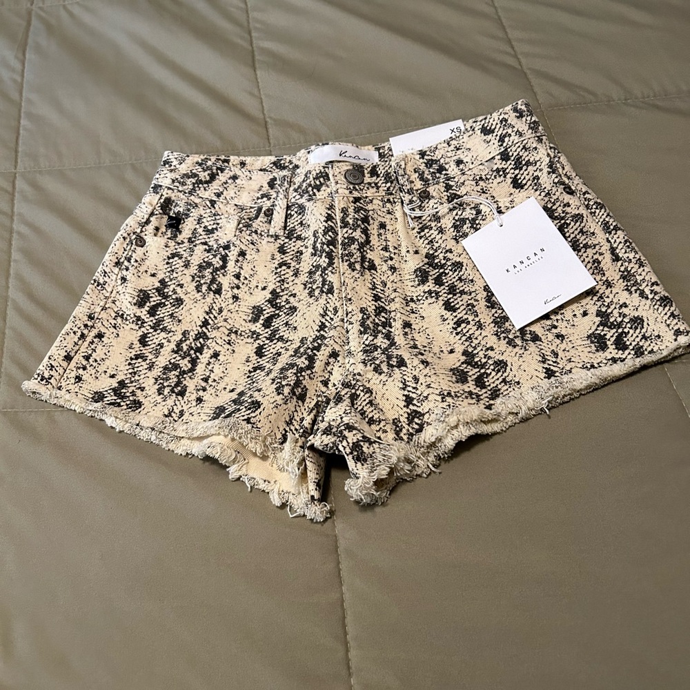 Kancan high-rise extra small shorts
